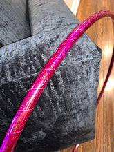 Load image into Gallery viewer, Inferno Red Glitter Taped Hula Hoop