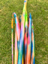 Load image into Gallery viewer, UV Neon Tie Dye Painted Hula Hoop