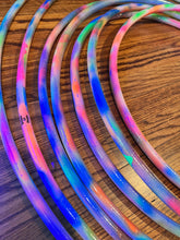 Load image into Gallery viewer, UV Neon Tie Dye Painted Hula Hoop