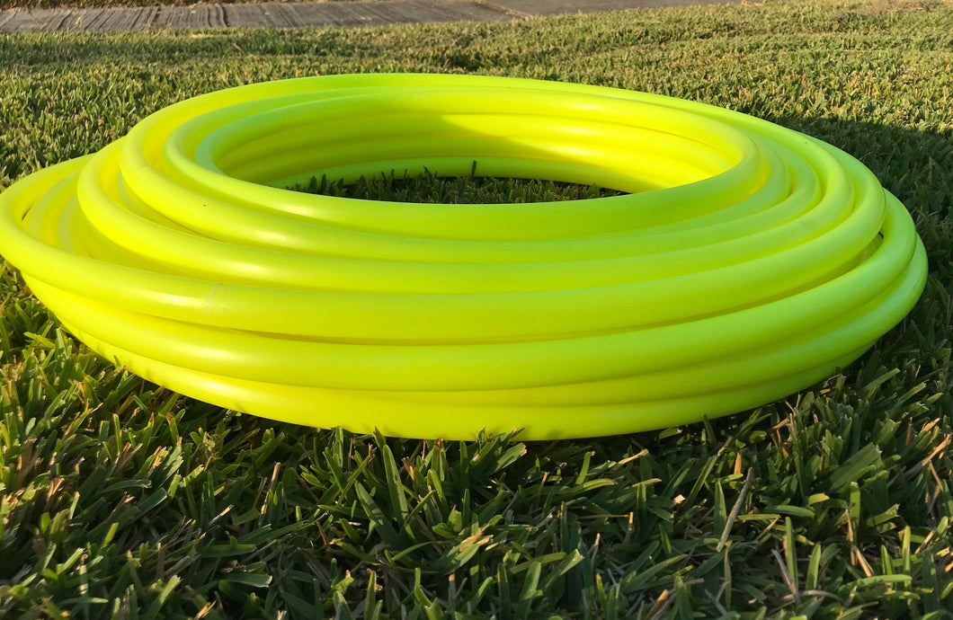 UV Neon Yellow Polypro Hula Hoop