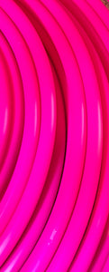 UV Neon Pink Polypro Hula Hoop