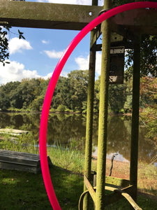 UV Neon Pink Polypro Hula Hoop