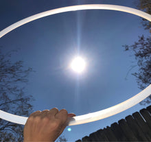 Load image into Gallery viewer, Natural clear polypro hula hoop