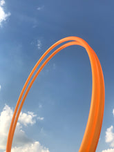 Load image into Gallery viewer, UV Neon Orange Polypro Hula Hoop