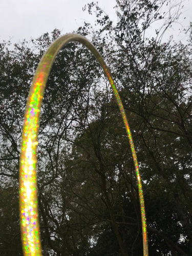 All that Glitters is Gold Taped Hula Hoop