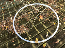Load image into Gallery viewer, Natural clear polypro hula hoop