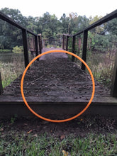 Load image into Gallery viewer, UV Neon Orange Polypro Hula Hoop
