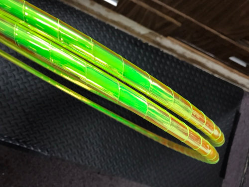 Green Liquid Gold Color Shifting Hula Hoop