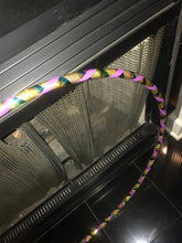 Load image into Gallery viewer, Mardi Gras Beginner Taped 3/4&quot; HDPE Hula Hoop