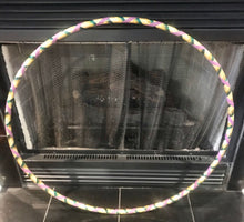 Load image into Gallery viewer, Mardi Gras Beginner Taped 3/4&quot; HDPE Hula Hoop