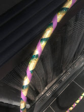 Load image into Gallery viewer, Mardi Gras Beginner Taped 3/4&quot; HDPE Hula Hoop