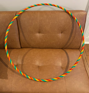 Fruit Stripe Gum Reflective Taped Hula Hoop