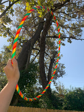 Load image into Gallery viewer, Fruit Stripe Gum Reflective Taped Hula Hoop