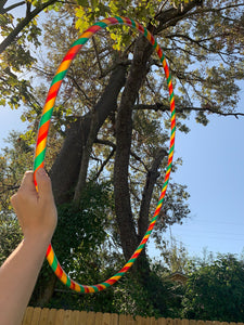 Fruit Stripe Gum Reflective Taped Hula Hoop