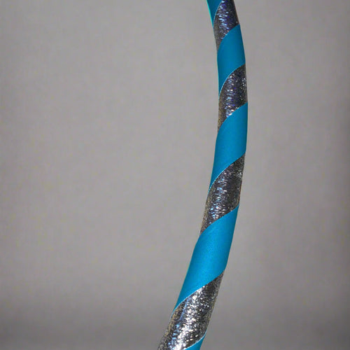 Silver Jewel Toned Beginner 3/4” HDPE Hula Hoop
