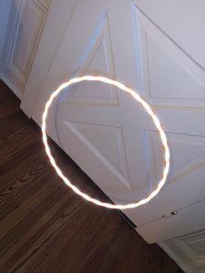 Candy Cane Reflective Taped Hula Hoop